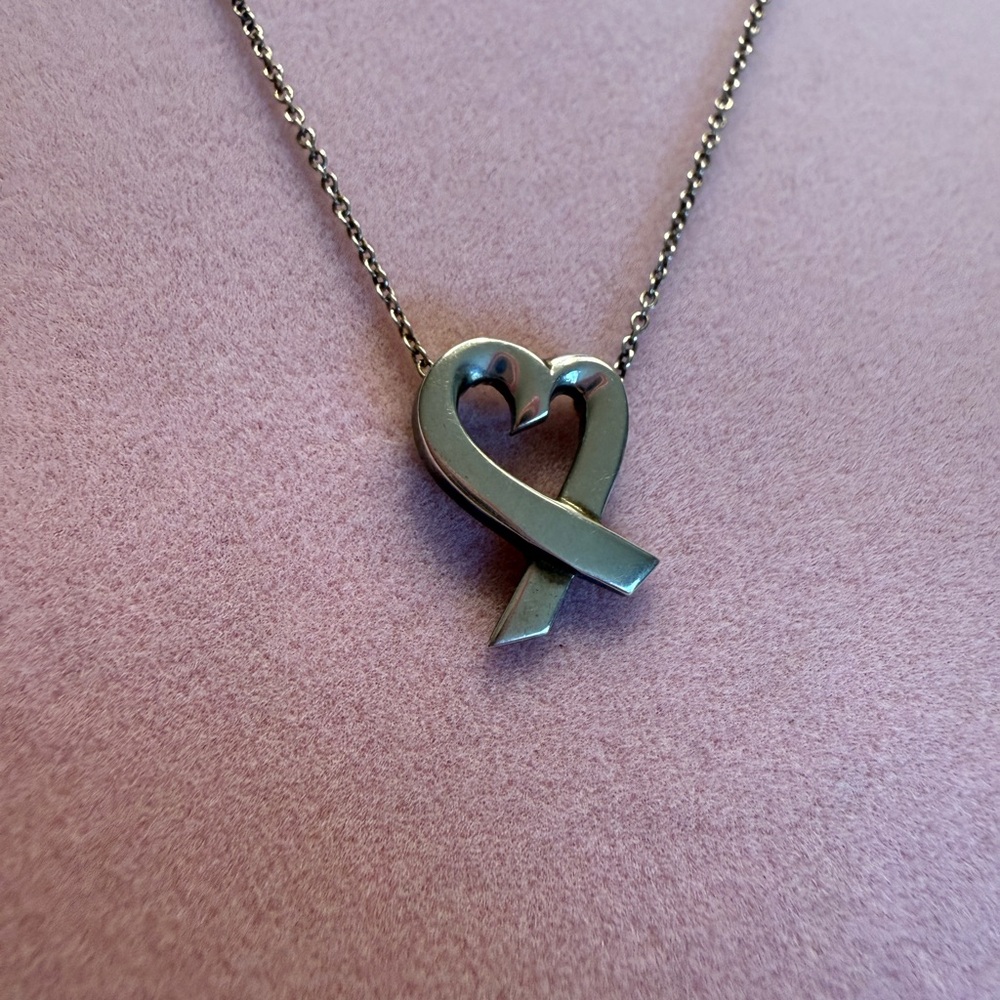 Tiffany & Co. Paloma Picasso Heart Necklace in 925 Silver